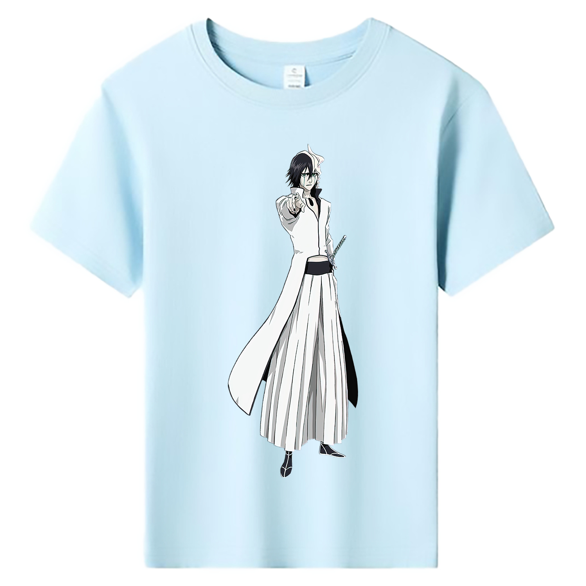 （画像用） ブリーチ ウルキオラ·シファー BLEACH Ulquiorra cifer 綿100％キッズTシャツ（フロントプリント）
